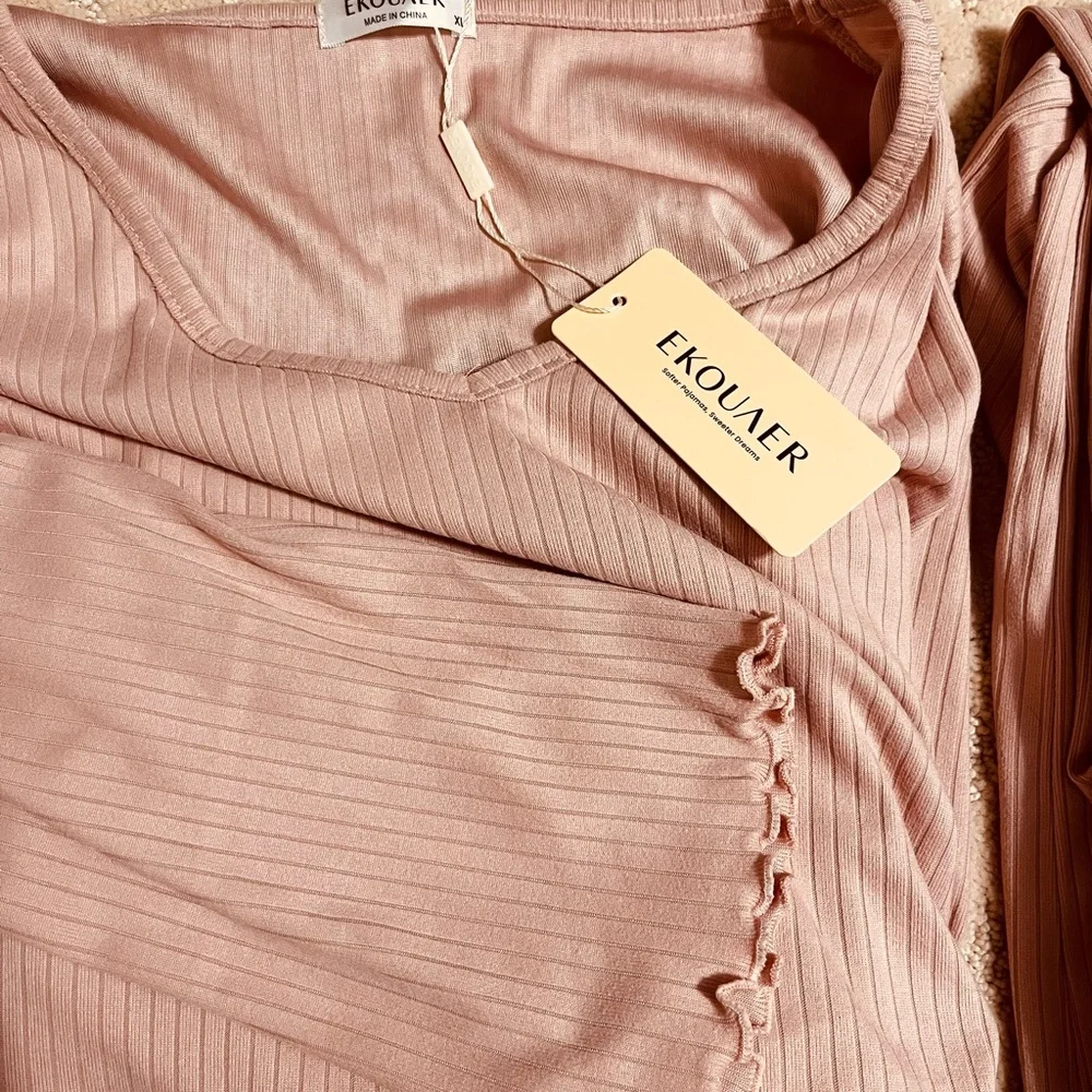 Women's Dusty Rose Loungewear Set - Picture 2 of 3